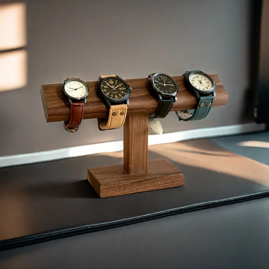 T-Bar Wooden Watch Stand