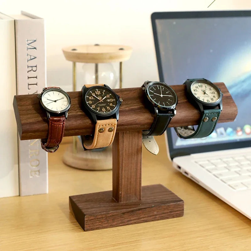 T-Bar Wooden Watch Stand